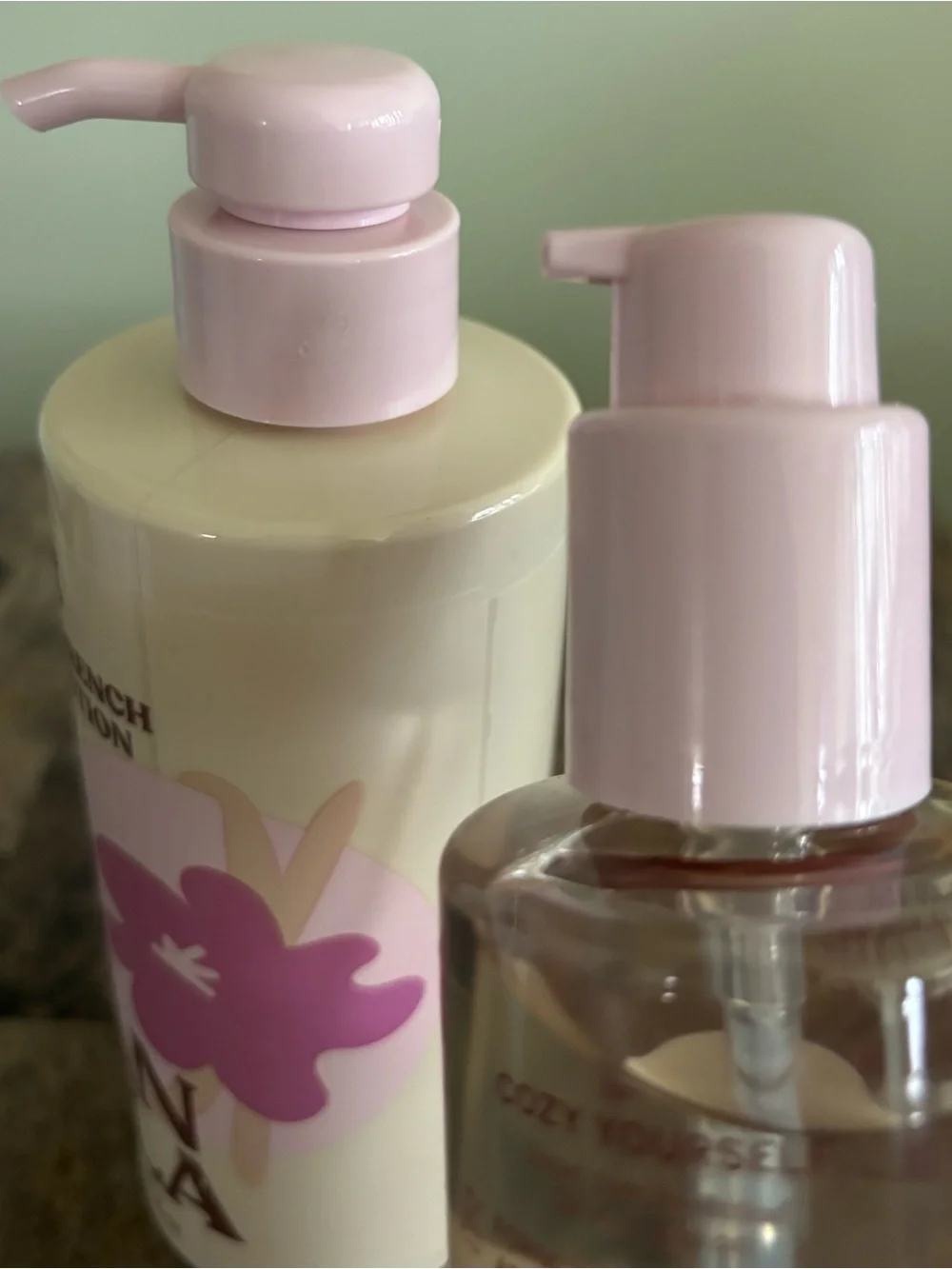 PINK Victoria’s Secret Daily Drench Lotion 12 oz/ Glazed Skin Body Oil 8 oz New